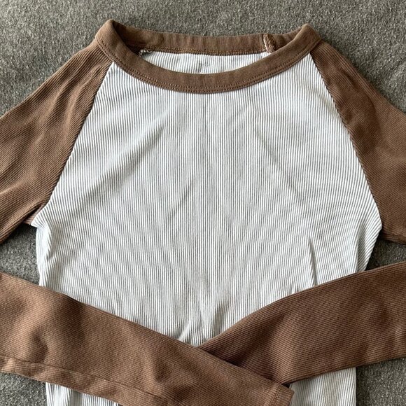 John Galt Ribbed Long Sleeve Shirt - Picture 1 of 4